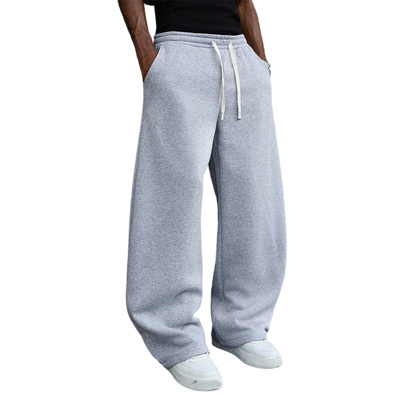 Pantalones Casuales Cómodos para Hombre con Cordón Ajustable