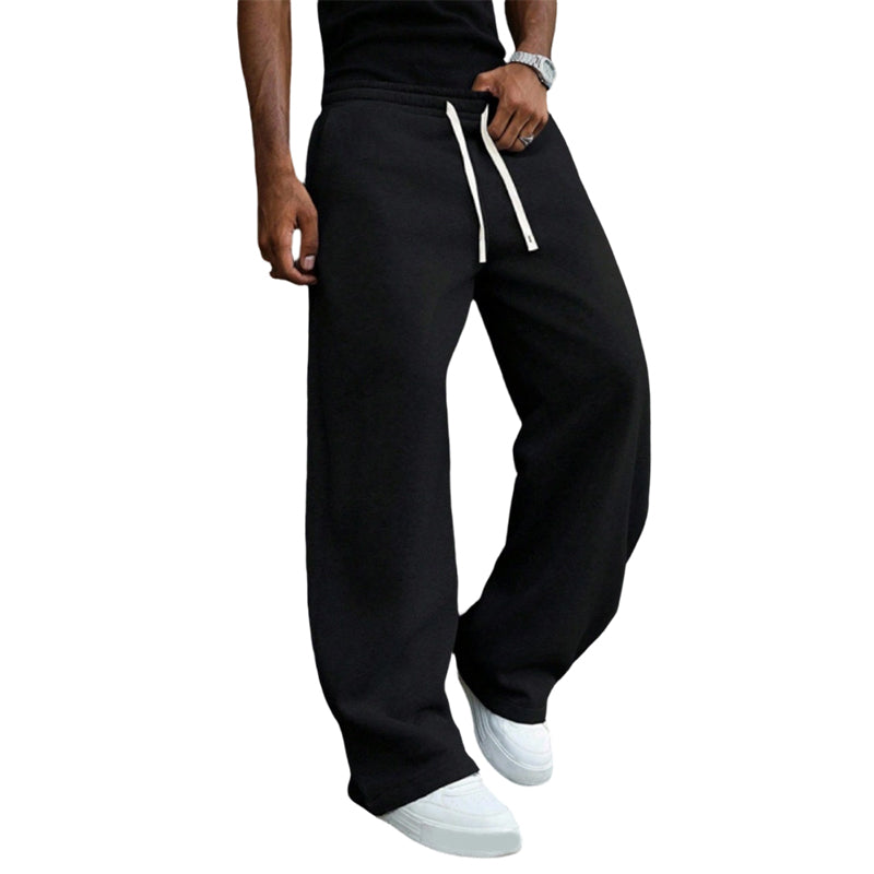 Pantalones Casuales Cómodos para Hombre con Cordón Ajustable