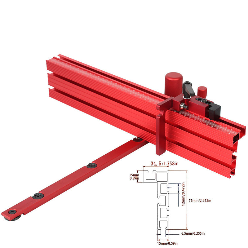Calibre de ingletes de aluminio de precisión