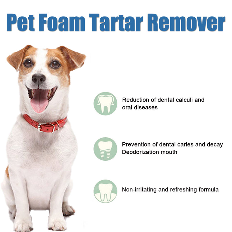 ⏰🔥 ¡50% DE DESCUENTO POR TIEMPO LIMITADO! 🐶 Espuma Limpiadora Dental para Mascotas – Adiós al Sarro y Mal Aliento ✨