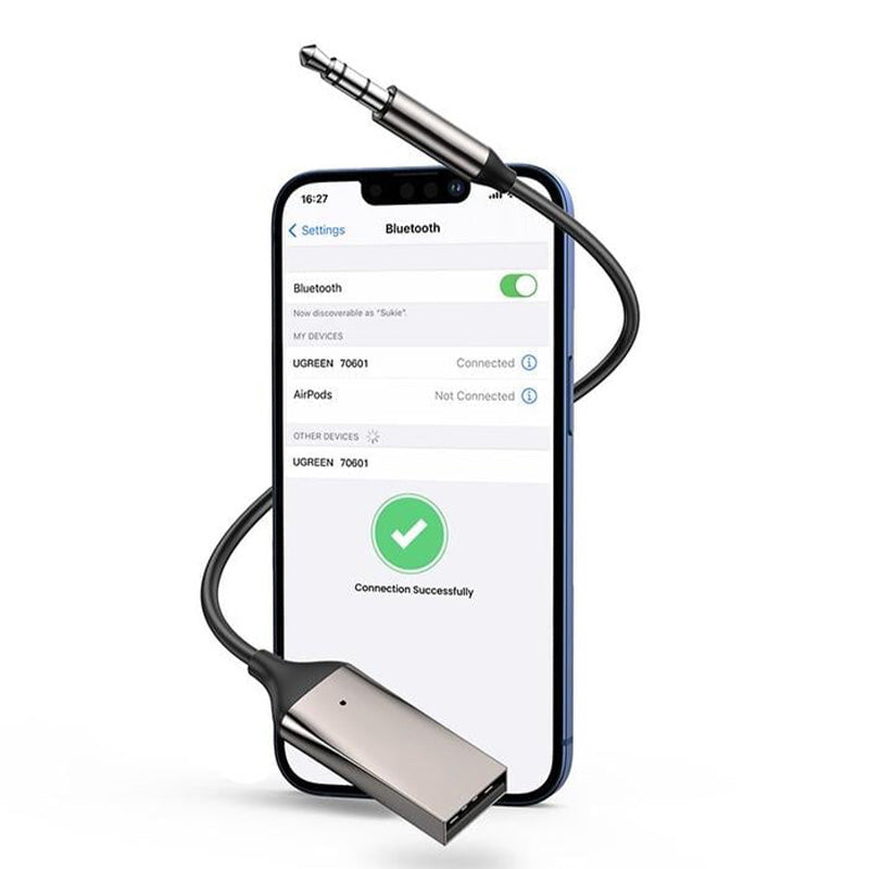 Receptor de audio Bluetooth 5.0 Adaptador de audio con cable USB