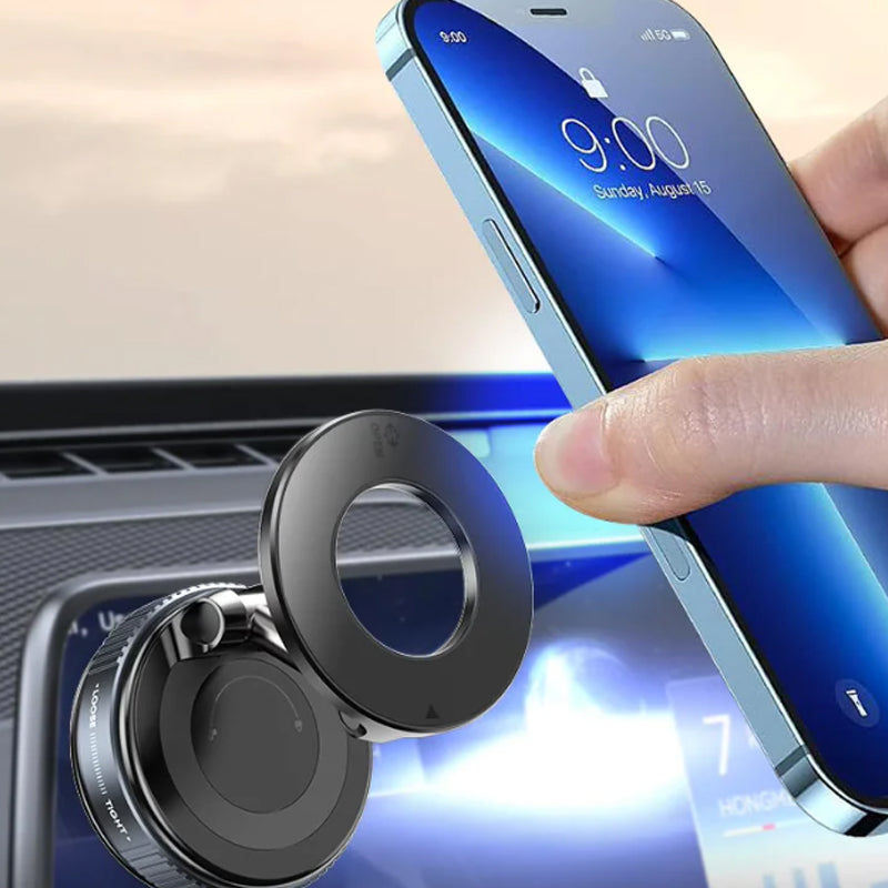 Soporte magnético para teléfono de coche con rotación de 360°
