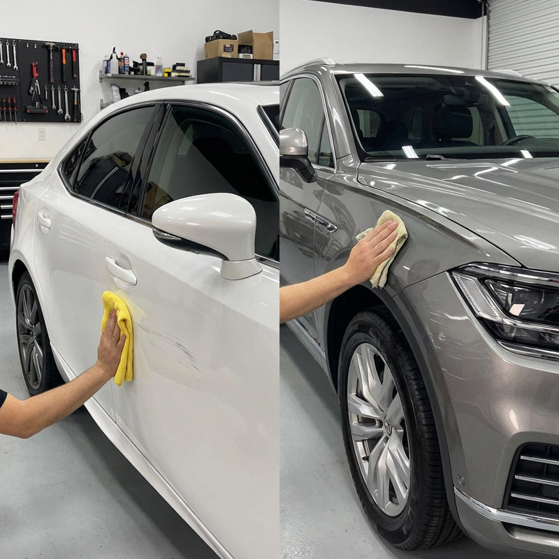 💎 ¡50% DE DESCUENTO! 💎 Cera universal para eliminar arañazos del coche: repara, pule y restaura en 3 sencillos pasos (120 ml) 🚗✨
