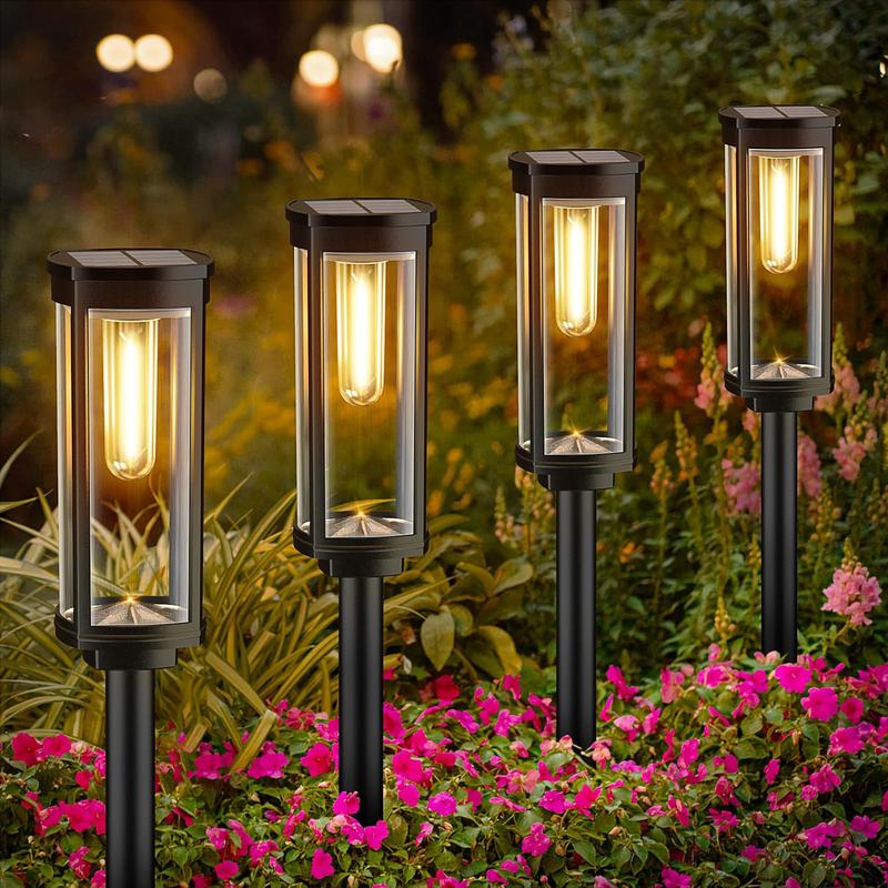 🌞 ¡Recibe la primavera con un 50% de descuento! 🌞 Luces solares para jardín – Diseño retro, 12-14 horas de iluminación y resistencia al agua IP65