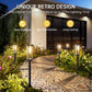 🌞 ¡Recibe la primavera con un 50% de descuento! 🌞 Luces solares para jardín – Diseño retro, 12-14 horas de iluminación y resistencia al agua IP65