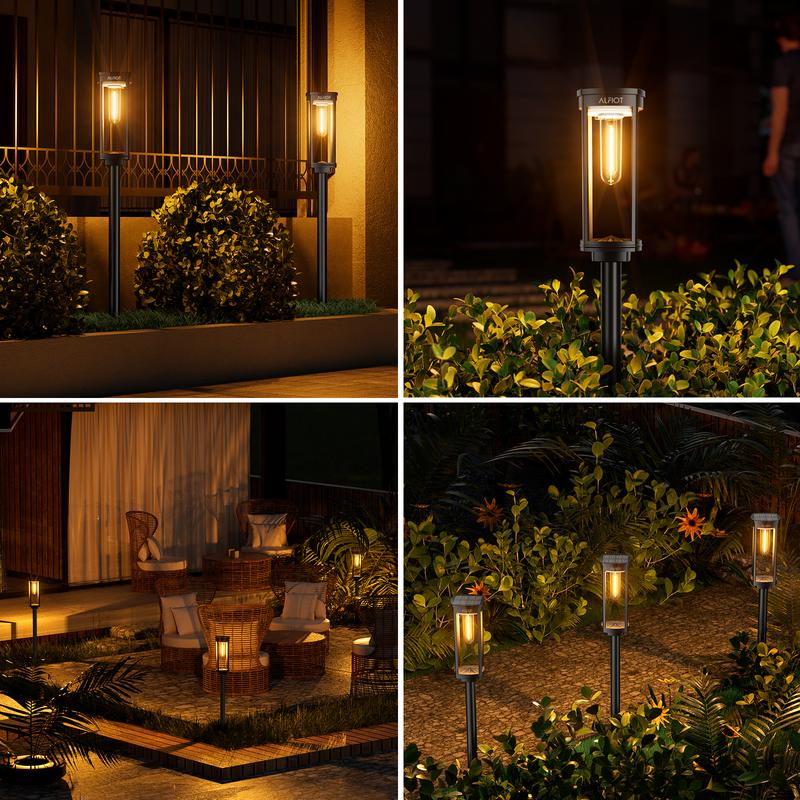 🌞 ¡Recibe la primavera con un 50% de descuento! 🌞 Luces solares para jardín – Diseño retro, 12-14 horas de iluminación y resistencia al agua IP65