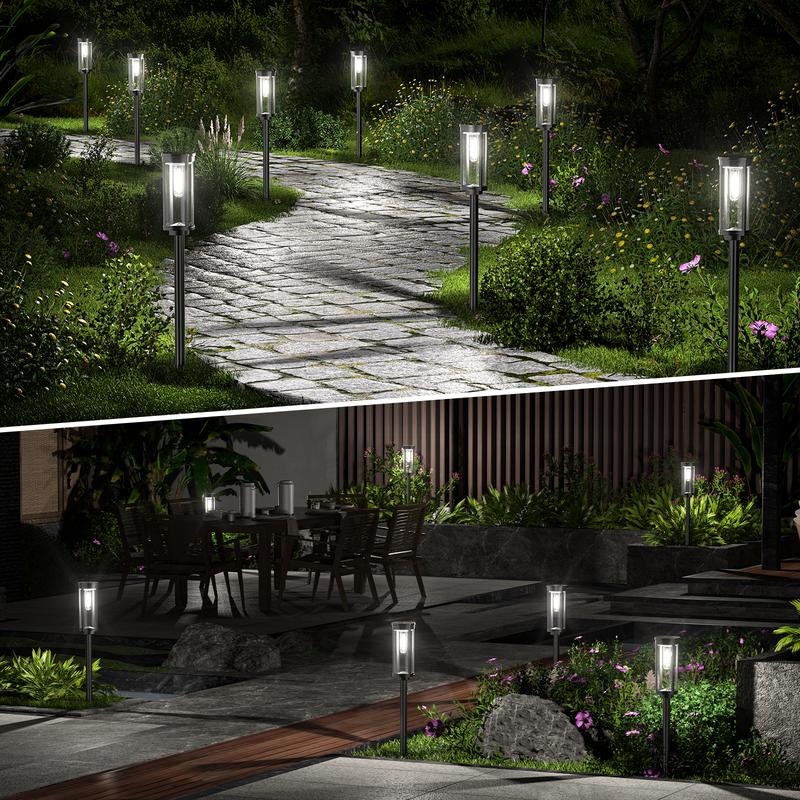 🌞 ¡Recibe la primavera con un 50% de descuento! 🌞 Luces solares para jardín – Diseño retro, 12-14 horas de iluminación y resistencia al agua IP65