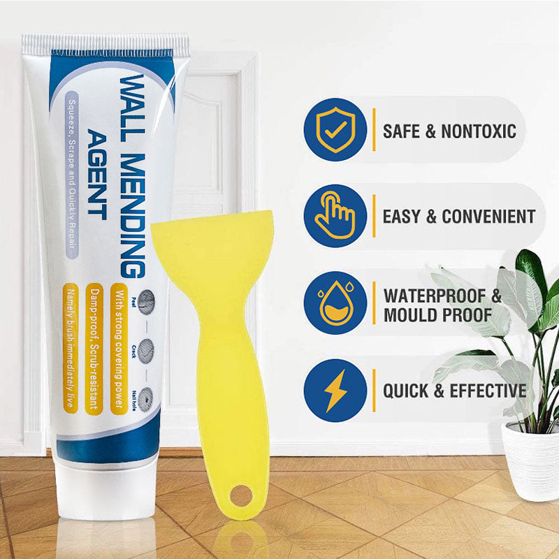 🛠️ ¡72% DE DESCUENTO AHORA! ⚡ Kit de reparación de paneles de yeso eficiente con raspador: alta adherencia, fácil manejo y diseño todo en uno 🧰