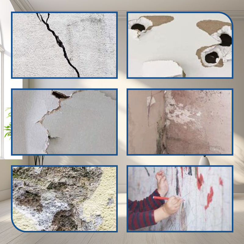 🛠️ ¡72% DE DESCUENTO AHORA! ⚡ Kit de reparación de paneles de yeso eficiente con raspador: alta adherencia, fácil manejo y diseño todo en uno 🧰