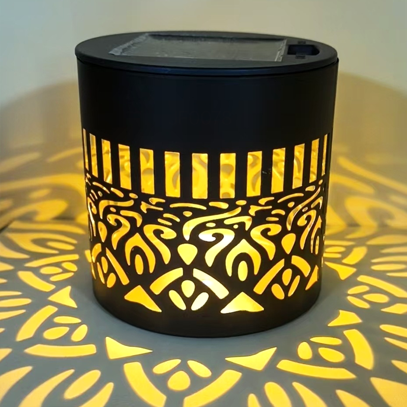 ☀️ Lámpara solar tipo mandala para jardín y terraza – 2 en 1: luz de suelo y de pared – Decoración luminosa ornamental con efecto vintage – Resistente al óxido y durader