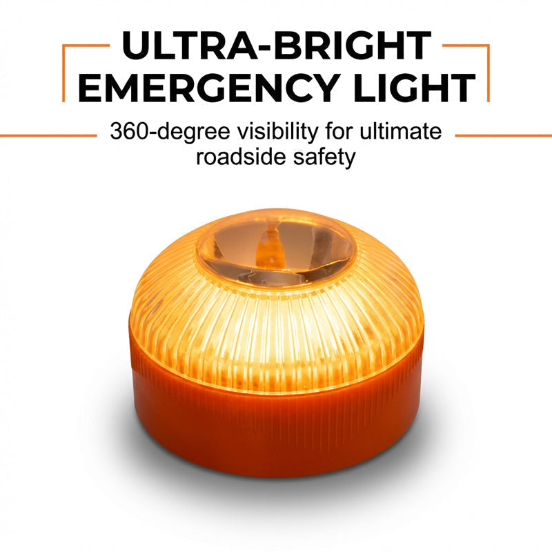 🔈🔈50% DE DESCUENTO🔥Luz LED de advertencia de emergencia magnética