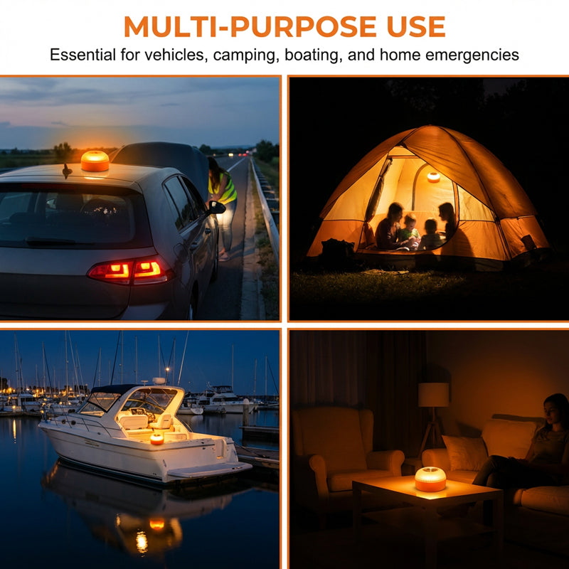 🔈🔈50% DE DESCUENTO🔥Luz LED de advertencia de emergencia magnética