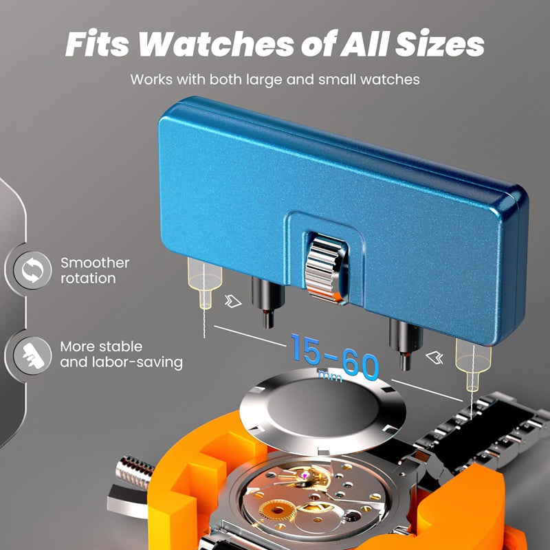 🕰️ Kit Profesional para Cambio de Pila de Reloj – Herramientas de Reparación Casera Rápida y Fácil 🔋🛠️
