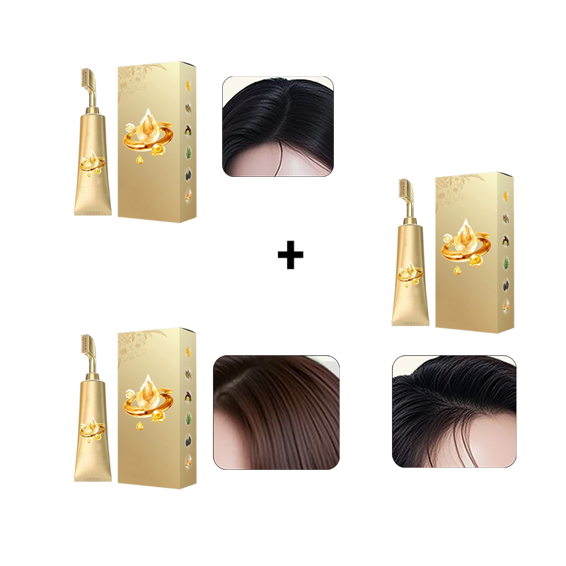 Peine para teñir el cabello todo en uno