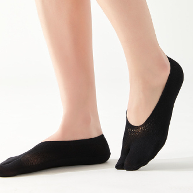 Compra 2 y llévate 2 gratis ！Calcetines de verano de cinco dedos, de corte bajo