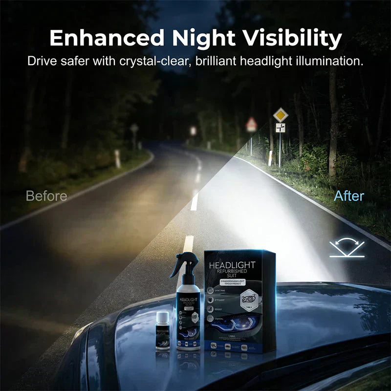🚗 ¡50% DE DESCUENTO AHORA! 🔆Kit profesional de restauración de faros de coche