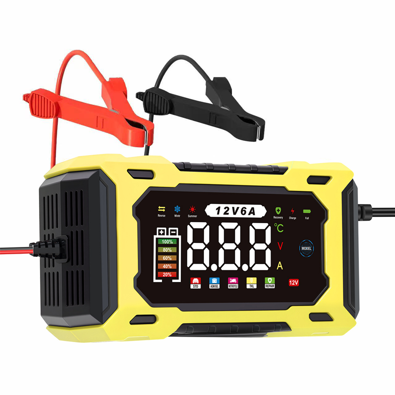 ⏰🔥 ¡50% DE DESCUENTO POR TIEMPO LIMITADO! 🔋 Cargador de Batería Inteligente 12V 6A – Recarga Rápida y Reparación por Pulsos para Tu Coche ⚡🚗
