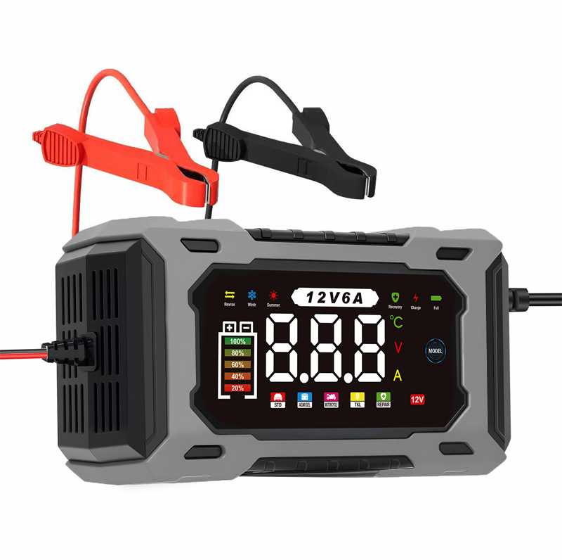 ⏰🔥 ¡50% DE DESCUENTO POR TIEMPO LIMITADO! 🔋 Cargador de Batería Inteligente 12V 6A – Recarga Rápida y Reparación por Pulsos para Tu Coche ⚡🚗