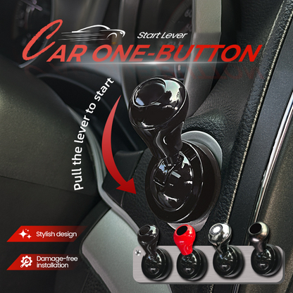 🚗 ¡OFERTA POR TIEMPO LIMITADO 50% DE DESCUENTO! 🔘 Palanca de Arranque Decorativa de Un Botón para Auto – Diseño Único, Agarre Ergonómico, 4 Colores y 2 Estilos ✨