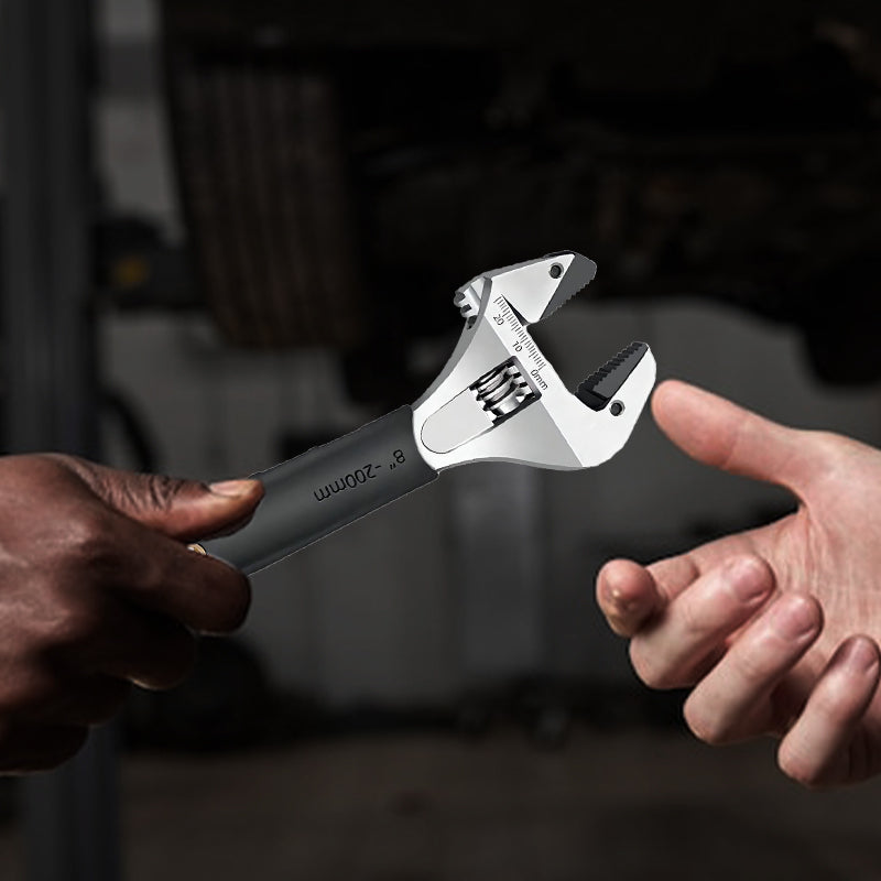 ⏳Tiempo limitado 50% de descuento💥Llave de carraca ajustable multifuncional con mandíbula ancha