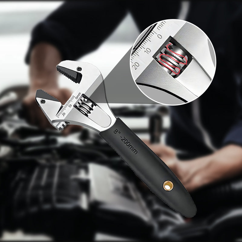 ⏳Tiempo limitado 50% de descuento💥Llave de carraca ajustable multifuncional con mandíbula ancha