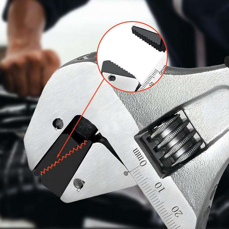 ⏳Tiempo limitado 50% de descuento💥Llave de carraca ajustable multifuncional con mandíbula ancha