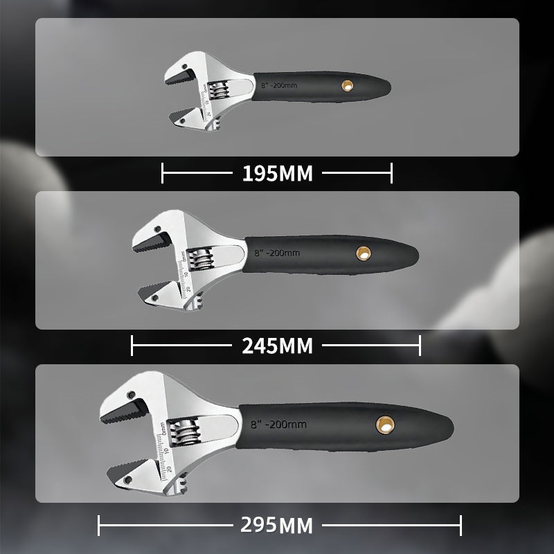 ⏳Tiempo limitado 50% de descuento💥Llave de carraca ajustable multifuncional con mandíbula ancha
