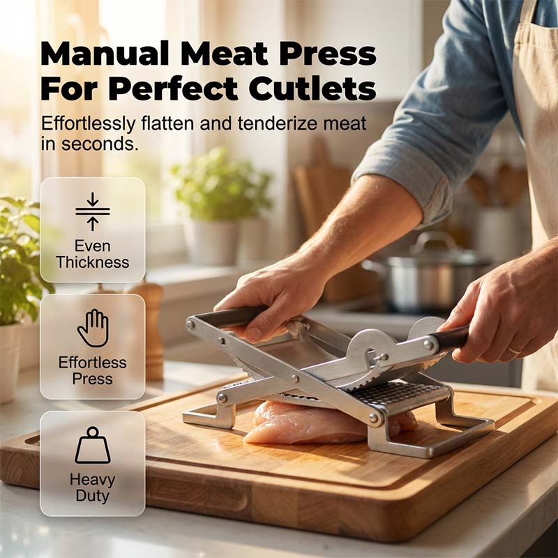 50% DE DESCUENTO Esta semana 🎉🎉 Prensa de carne K-MONT para schnitzel