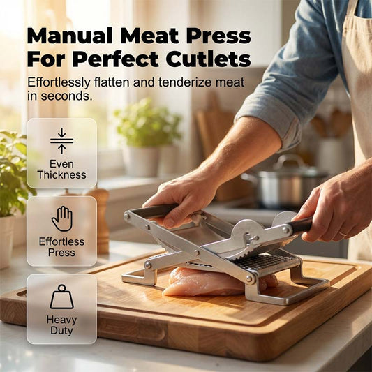 50% DE DESCUENTO Esta semana 🎉🎉 Prensa de carne K-MONT para schnitzel