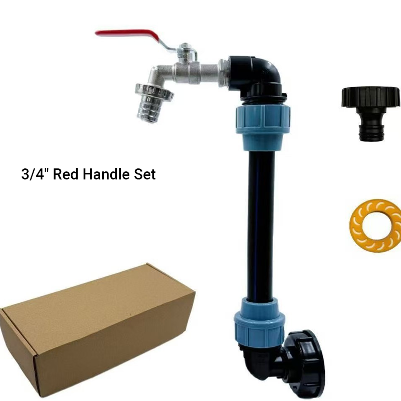 🚰 ¡OFERTA LIMITADA 50% DE DESCUENTO! 🛠️ Kit Completo de Montaje para Tanque IBC – Grifo de Zinc, Fácil Instalación, Sellado Antifugas y 4 Variantes ✨