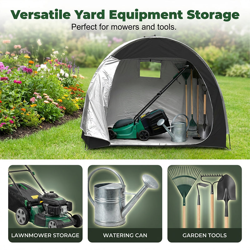 ⏳ Limited-Time 50% OFF ⏰ Multi-Purpose Portable Outdoor Storage Shed – Perfect for Bikes, Garden Tools & Outdoor Gear 🚲⛺✨