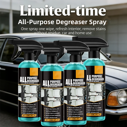 ✨🔥 Spray desengrasante multiusos 🧼 ¡Elimina las manchas en 1 segundo! ⚡