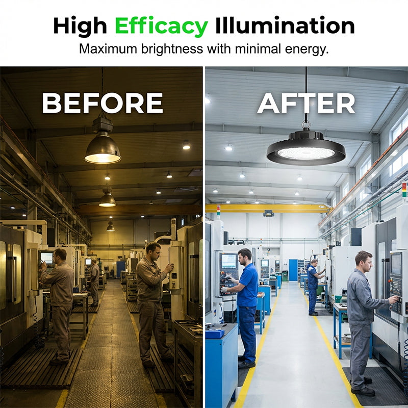 💡 ¡50% DE DESCUENTO AHORA! Lámpara LED industrial tipo OVNI – 100W, 160lm/W, 220V, para uso industrial, almacenes y grandes espacios 🏭✨