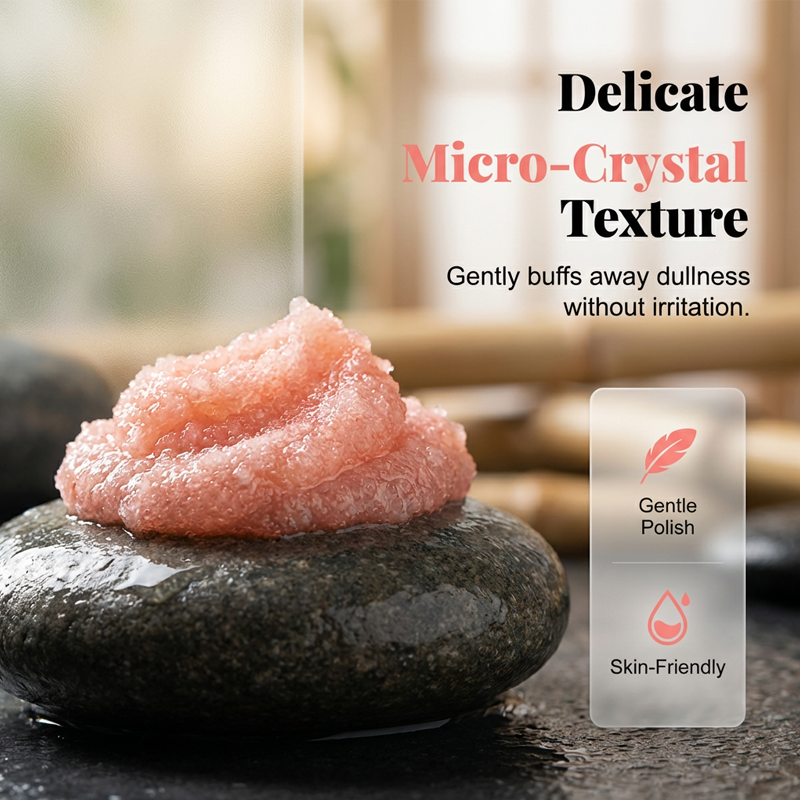 Exfoliante corporal de sal del Himalaya para una exfoliación profunda