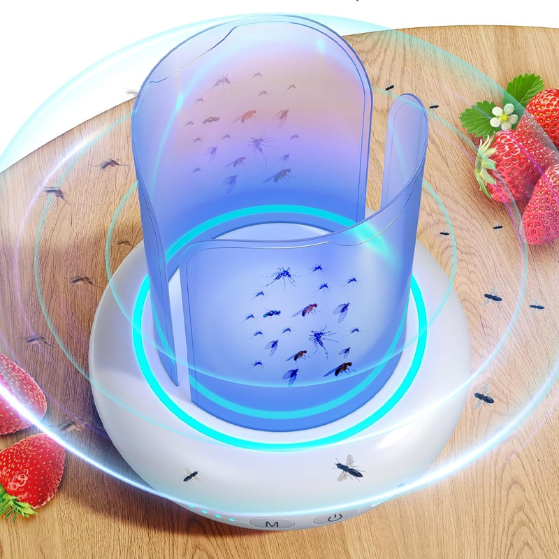 Lámpara trampa para mosquitos y moscas LED UV 360°