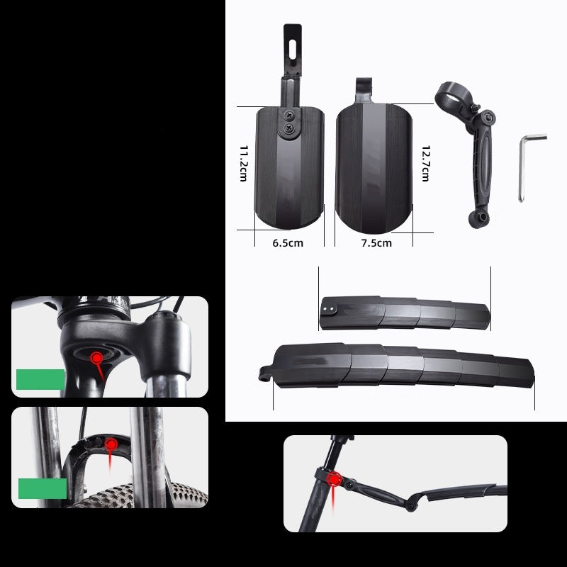 ⏰🔥 ¡Oferta Especial 50% OFF! 🚲 Guardabarros Retráctiles para Bicicleta – Ajuste Universal y Protección Contra Salpicaduras 💨✨