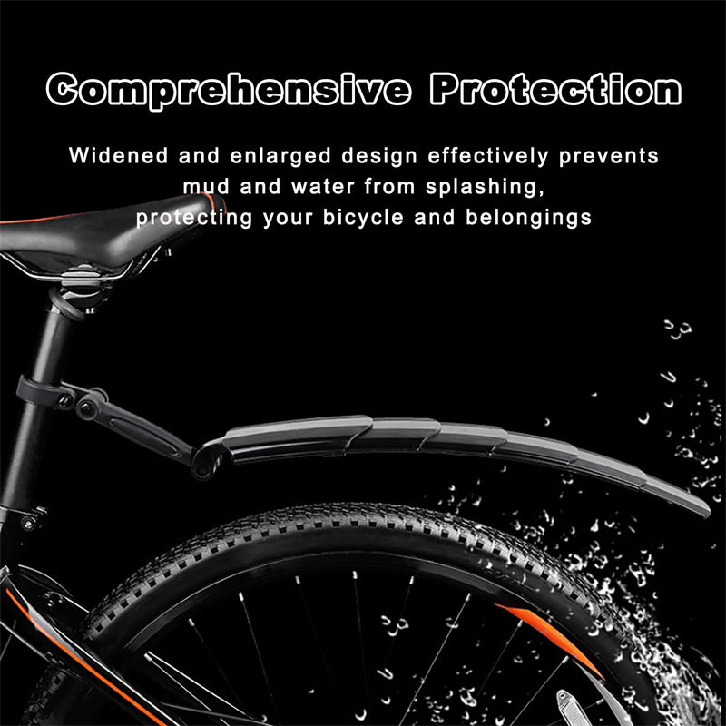 ⏰🔥 ¡Oferta Especial 50% OFF! 🚲 Guardabarros Retráctiles para Bicicleta – Ajuste Universal y Protección Contra Salpicaduras 💨✨