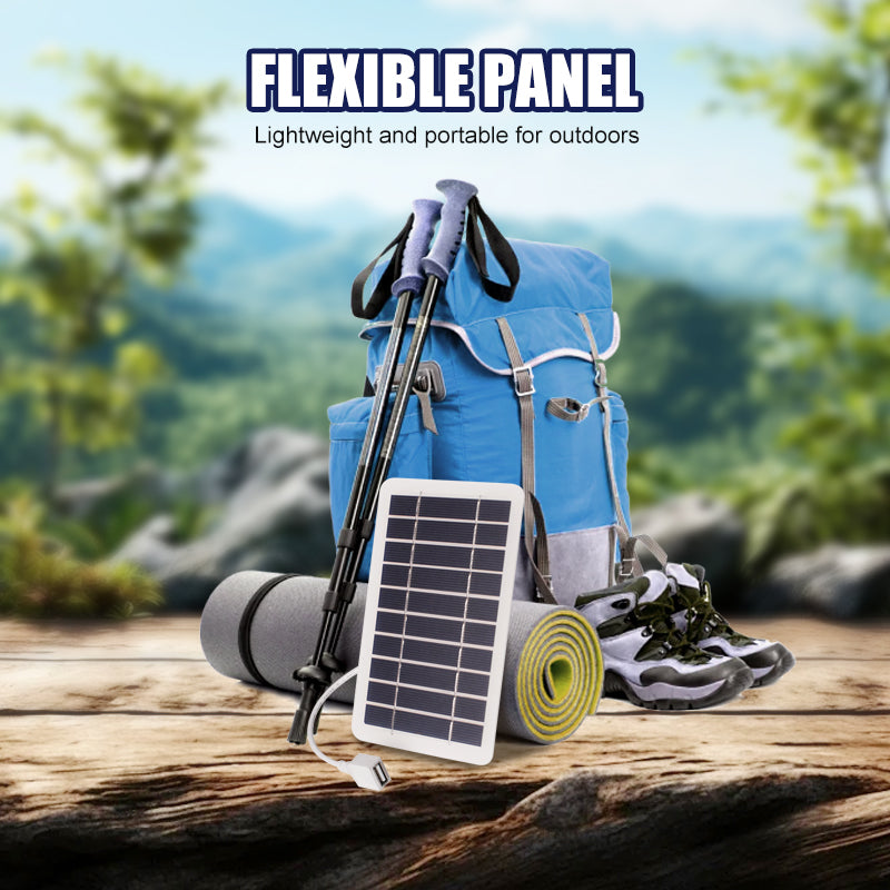 Panel solar flexible de 2W y 5V