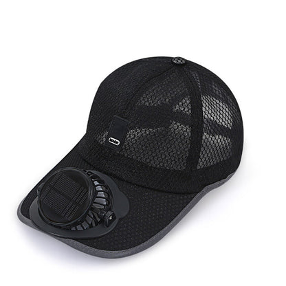 ⏰🔥 ¡50% DE DESCUENTO POR TIEMPO LIMITADO! 🧢 Gorra de Béisbol Transpirable con Ventilador Solar – Mantente Fresco y Cómodo Bajo el Sol 🌞💨