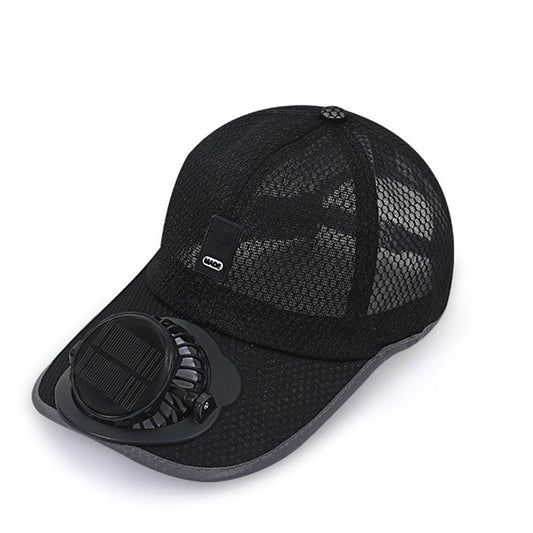 ⏰🔥 ¡50% DE DESCUENTO POR TIEMPO LIMITADO! 🧢 Gorra de Béisbol Transpirable con Ventilador Solar – Mantente Fresco y Cómodo Bajo el Sol 🌞💨