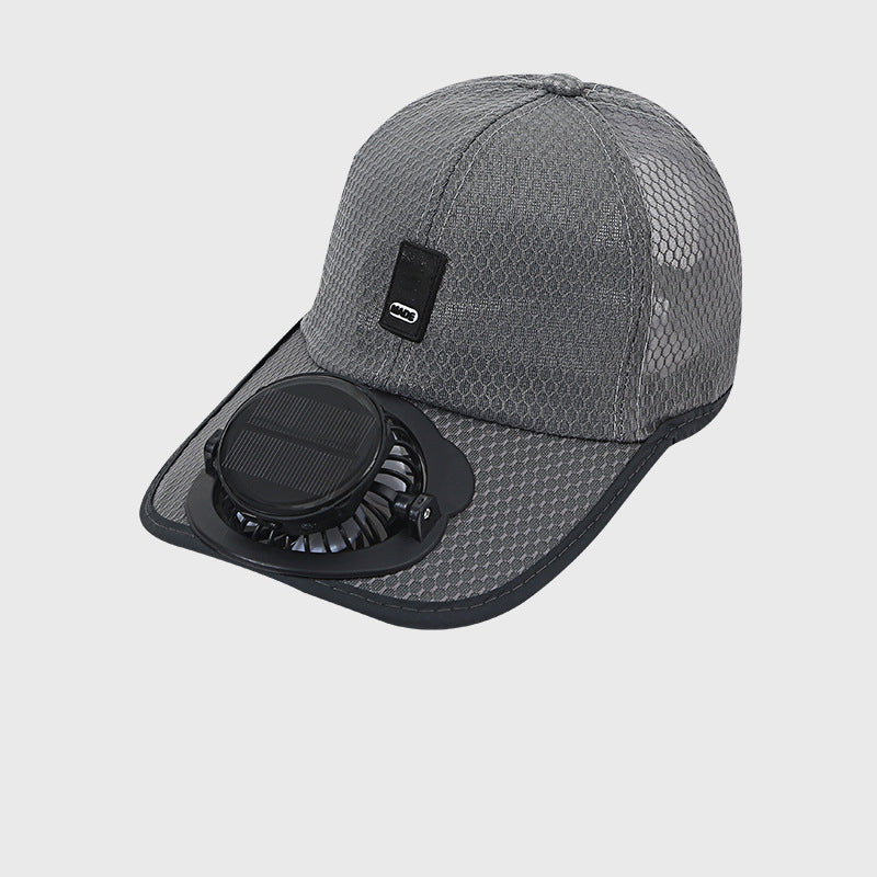 ⏰🔥 ¡50% DE DESCUENTO POR TIEMPO LIMITADO! 🧢 Gorra de Béisbol Transpirable con Ventilador Solar – Mantente Fresco y Cómodo Bajo el Sol 🌞💨