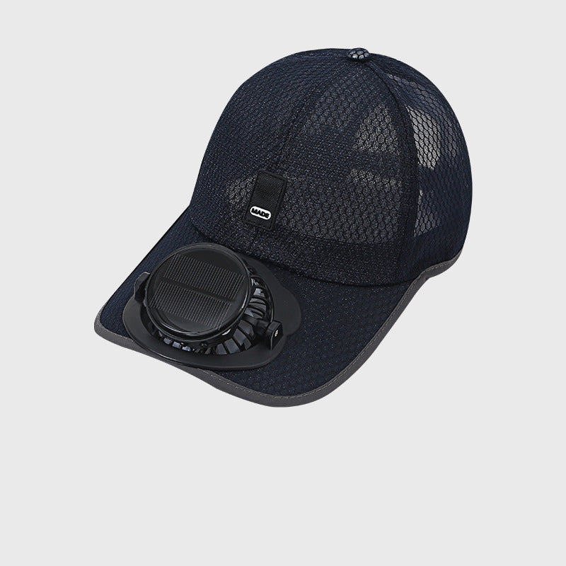 ⏰🔥 ¡50% DE DESCUENTO POR TIEMPO LIMITADO! 🧢 Gorra de Béisbol Transpirable con Ventilador Solar – Mantente Fresco y Cómodo Bajo el Sol 🌞💨