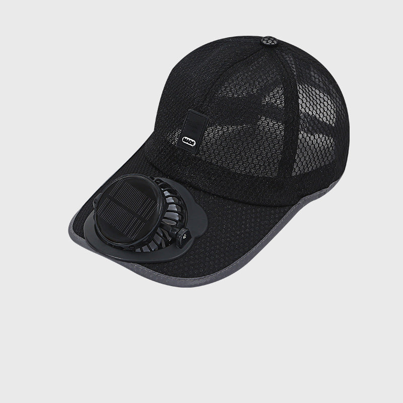 ⏰🔥 ¡50% DE DESCUENTO POR TIEMPO LIMITADO! 🧢 Gorra de Béisbol Transpirable con Ventilador Solar – Mantente Fresco y Cómodo Bajo el Sol 🌞💨