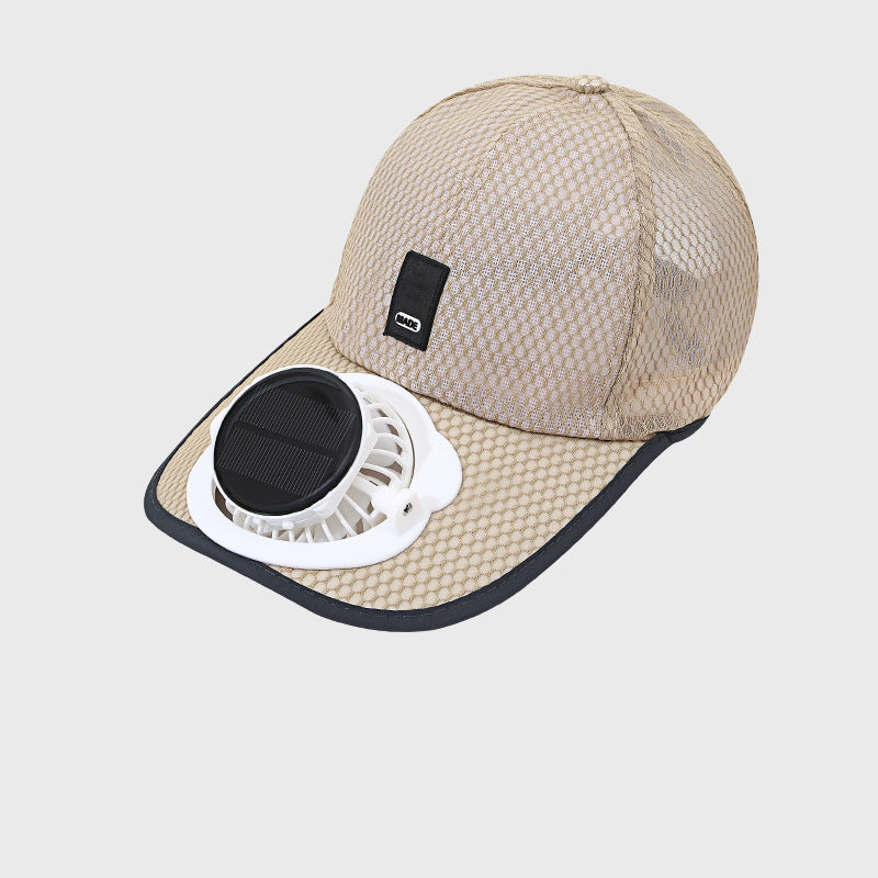 ⏰🔥 ¡50% DE DESCUENTO POR TIEMPO LIMITADO! 🧢 Gorra de Béisbol Transpirable con Ventilador Solar – Mantente Fresco y Cómodo Bajo el Sol 🌞💨