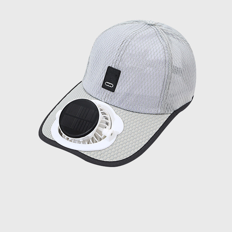 ⏰🔥 ¡50% DE DESCUENTO POR TIEMPO LIMITADO! 🧢 Gorra de Béisbol Transpirable con Ventilador Solar – Mantente Fresco y Cómodo Bajo el Sol 🌞💨