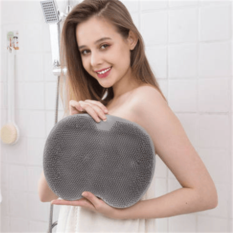 Cepillo para pies y espalda para la ducha, almohadilla de masaje