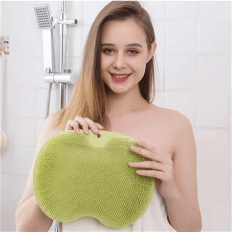 Cepillo para pies y espalda para la ducha, almohadilla de masaje