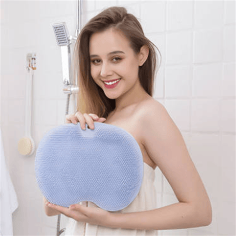 Cepillo para pies y espalda para la ducha, almohadilla de masaje