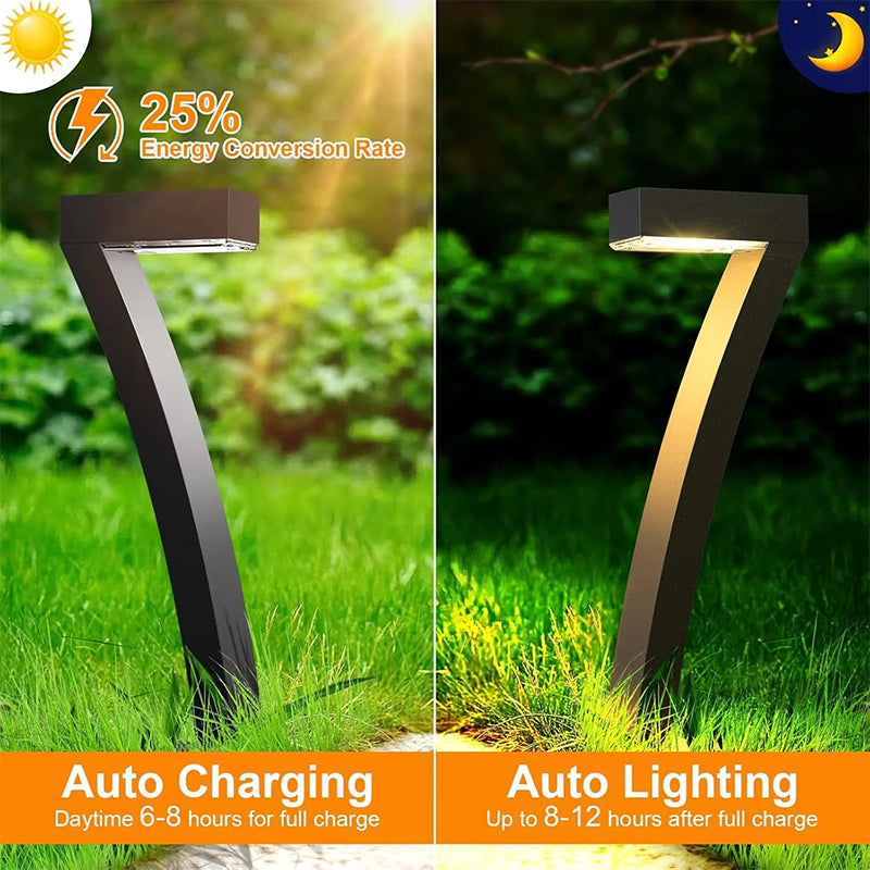 🌌 ¡OFERTA RELÁMPAGO 50% DE DESCUENTO + ENVÍO GRATIS! 🏡 Luces Solares de Exterior en Forma de "7" – Impermeables IP65, hasta 12 Horas de Luz, 6 LEDs y Carga Automática ✨