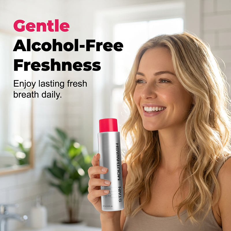 🥳¡OFERTA ESPECIAL 2026!🥳😁 ¡50% de descuento! Enjuague bucal blanqueador que elimina manchas: elimina las manchas de café y té, sin alcohol. Elimina la suciedad al instante, con un frescor mentolado duradero. Lo suficientemente suave para uso diario. 🦷